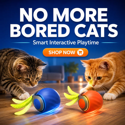 Interactive Smart Rolling Cat Ball toy