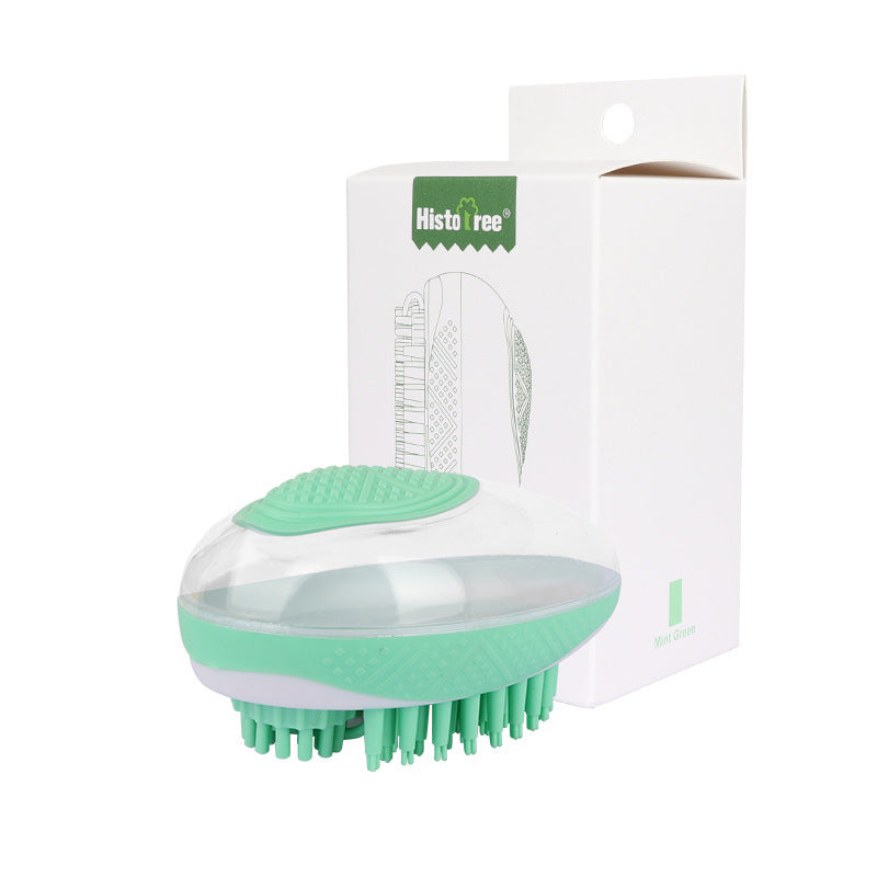 2-in-1 Pet Bath Brush - Soft Silicone Massage Grooming Comb - LittleGoodStore