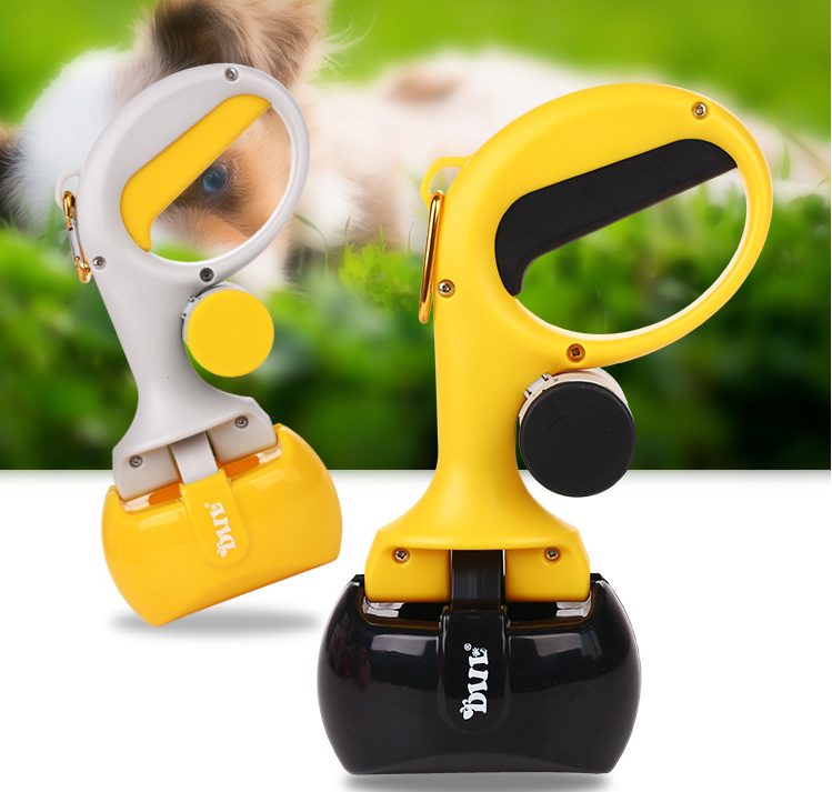 2-in-1 Portable Pet Waste Picker with Bags
