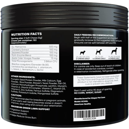 Green Lawn Chews for Dogs