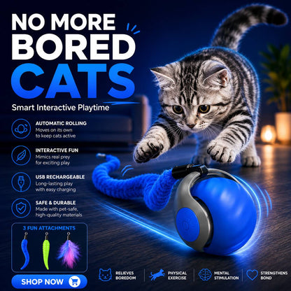 Interactive Smart Rolling Cat Ball