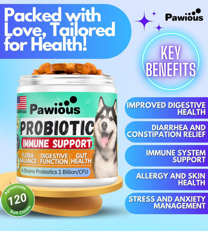 Probiotic & Immune Support Chews for Dogs