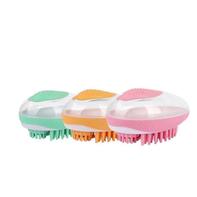 2-in-1 Pet Bath Brush - Soft Silicone Massage Grooming Comb - LittleGoodStore